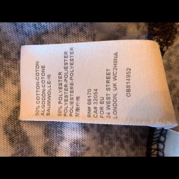 Free People Snake Skin print T-shirt blue - Picture 6 of 6